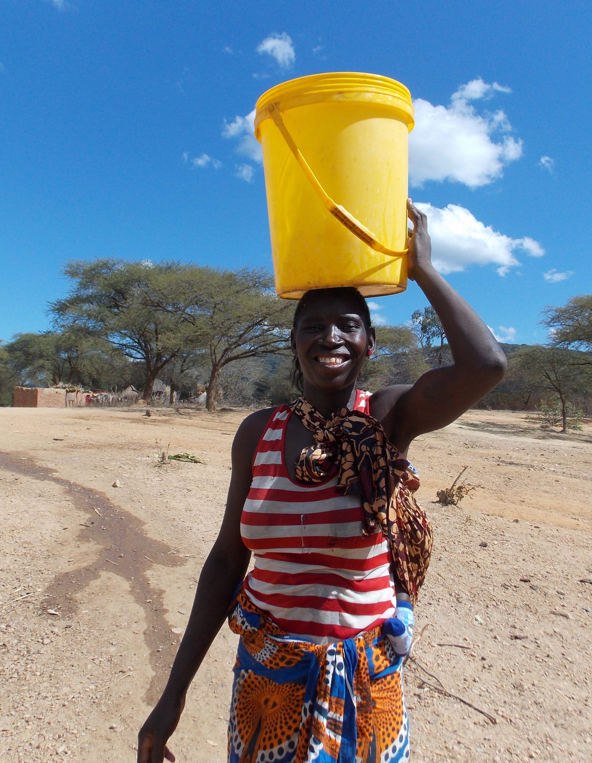 With newly rehabilitated boreholes right in the communities