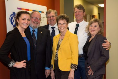 From left: grandaughter Glenys